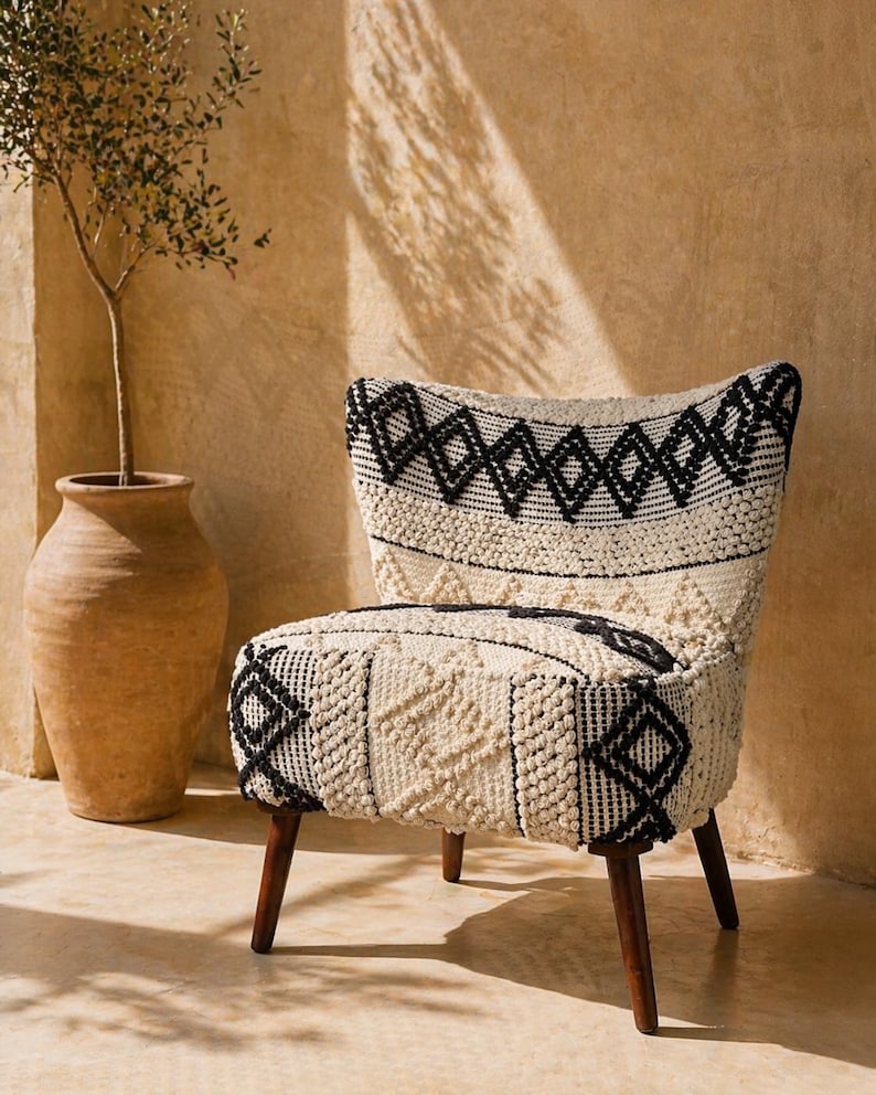 Handcrafted Woven Lounge Chair